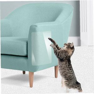Protector de sofas para gatos transparente