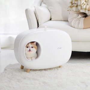 arenero de diseño innovador para gatos