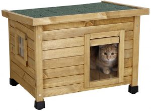 casa de exterior para gato kerbl 