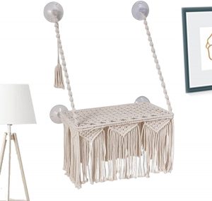hamaca ventana gato macrame