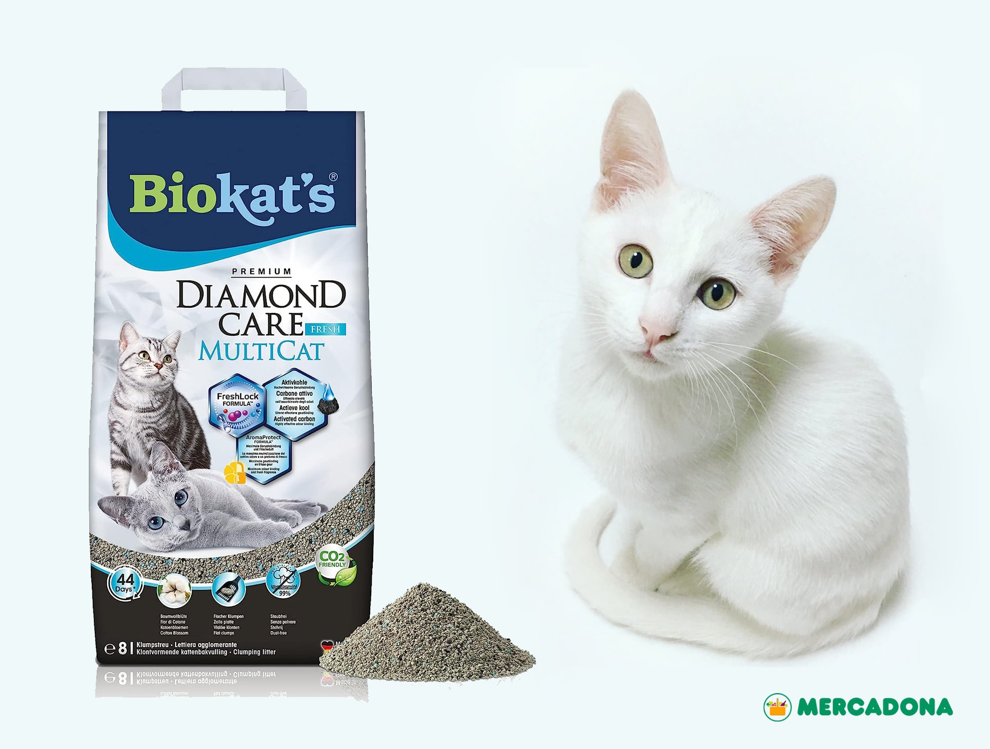 mejores areans perfumadas para gato mercadona